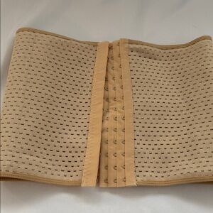 Beige Hook-and-Eye Waist Trainer medical grade XXL